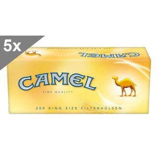 Camel, 200 Hülsen, 5er Gebinde