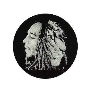 Grinder Bob Marley 4-tlg., Schwarz, 37 x 50 mm