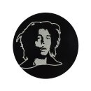 Grinder "Bob Marley" 4-tlg., Schwarz, 37 x 50 mm