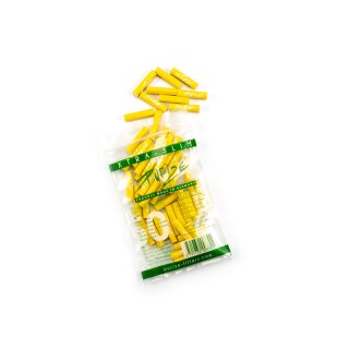 PURIZE Aktivkohlefilter Xtra Slim Size Yellow, 5,9mm, 50er Packung