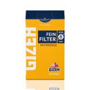 Gizeh Feinfilter Aktivkohle 8mm, 10 Schachteln je 100 Filter