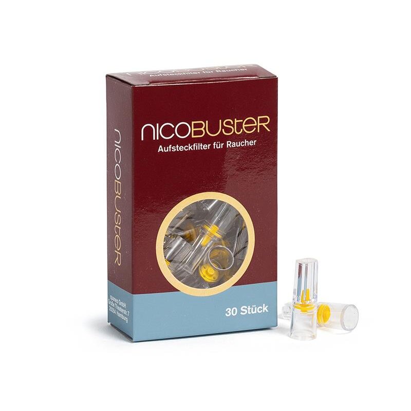 2 x Nicobuster 6mm SLIM & RYO Zigarettenfilter Aufsteckfilter = 2 x  2x30er PACK