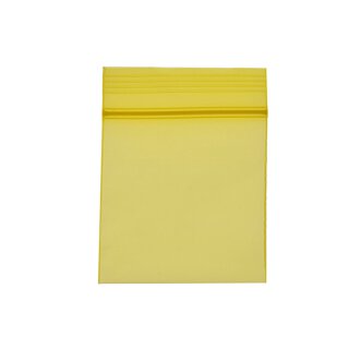 Polybeutel YELLOW, 40 x 40 mm,  100er Packung