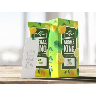 AROMA KING Flavor Card "Mint Lemon" (Minze, Zitrone) im 25er Display