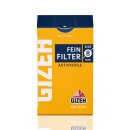 Gizeh Feinfilter Aktivkohle 8mm, 100 Filter 1 Pack
