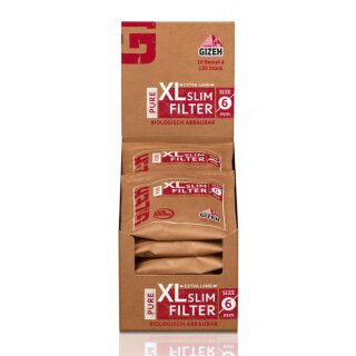 Gizeh Pure XL Slim Filter 120 Filter 10 Beutel (1 Box)