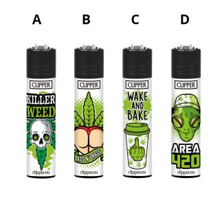 Clipper Large WEED SLOGAN Z