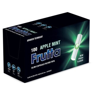 Frutta Click Capsule Filter 6 mm Apple Mint (Apfel-Minze) 20x 100 Filter