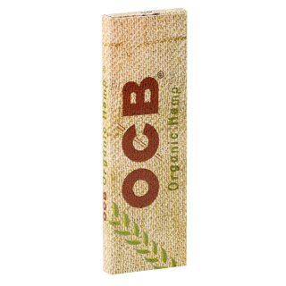 5 Stück OCB kurz Organic Hemp je 50 Blatt