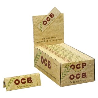 Box - OCB kurz Organic Hemp 50 Hefte je 50 Blatt