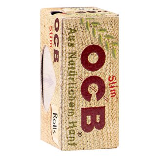 Box - OCB Rolls Organic Hemp Slim 24 Rolls je 4 Meter