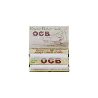 24 Stück (1 Box) OCB kurz Organic Double + Tips, 100 Blatt und 100 Filter Tips 