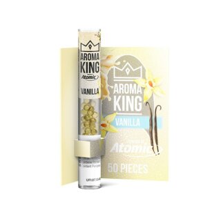 Aroma King Pen Applikator Aromakugeln Vanilla (Vanille), Packung mit 50 Kugeln; nachfüllbar