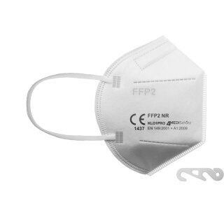 Mundschutz FFP2 KL01PRO, weiß, 6er Pack