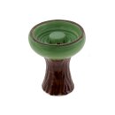 Shisha Kopf Keramik "Baum"; braun-grün;...