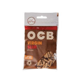 OCB Virgin Filter Slim 10 Beutel je 150 Filter