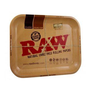 RAW Rolling Tray Drehunterlage Metall - "Klassisch", medium